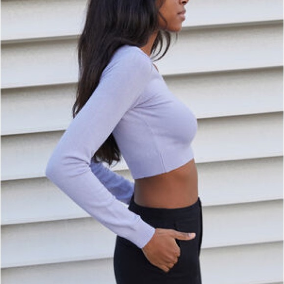 John Galt Cropped Sweater - Picture 3 of 4